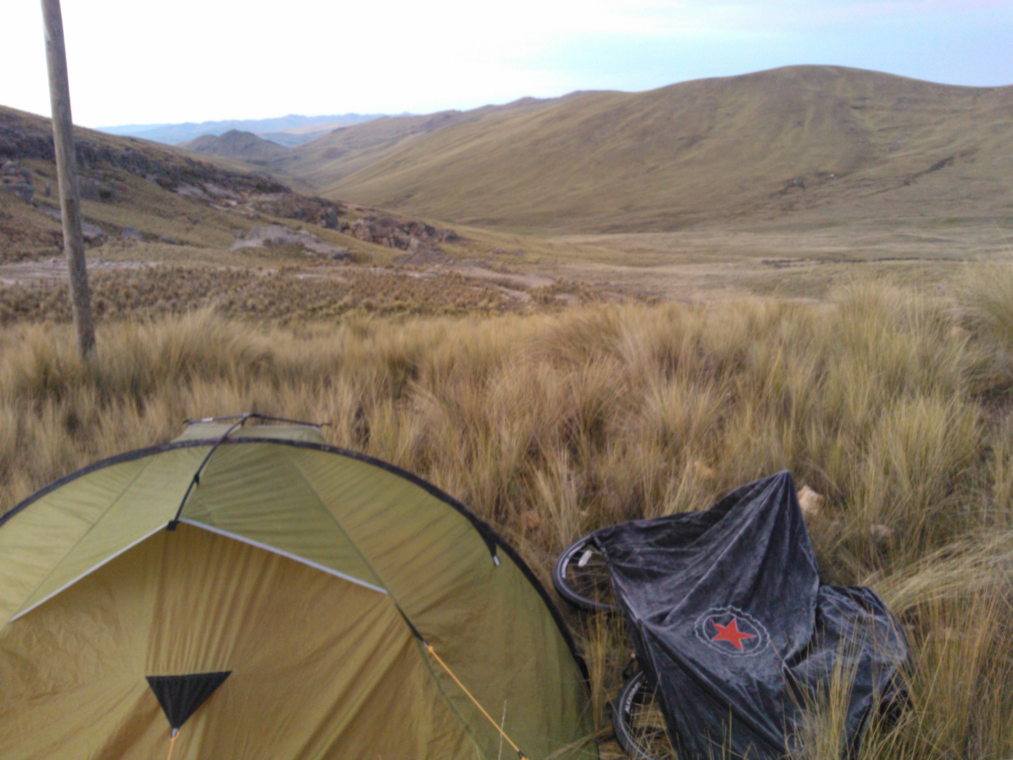 camping out 4000m